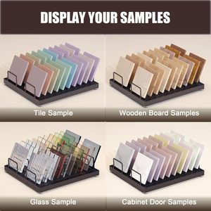 Lukar Xách Tay Countertop Hiển Thị Giá 20 Khe Cắm Nhỏ Gốm Gạch Hội Đồng Quản Trị Chủ Phong Cách Hiện Đại Kim Loại Sàn Mẫu Giá Hiển Thị - Product Image 6