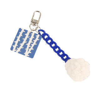 ป้ายอะคริลิคใหม่พวงกุญแจโลหะผสมจี้ห้อยคอโซ่สั้นแบบถอดประกอบได้อย่างอิสระ - Product Image 5