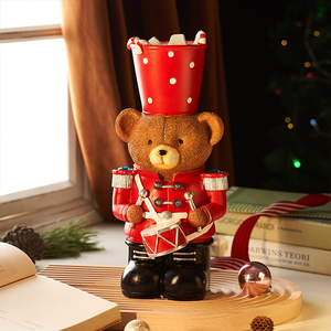 Escultura Creativa de Animales en Resina, Adorno Navideño Personalizado, Figura Decorativa para Mesa, Decoración Cálida para el Hogar - Product Image 2