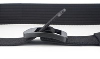 Ceinture en acier pour boucle Ceinture décontractée en nylon réglable avec toile Jeans Ceinture tactique avec métal pour boucle