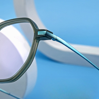 Lunettes de vue en titane TR90 pour hommes et femmes, nouvelle monture optique ultra-légère pour myopie, style transparent et tendance, vente en gros
