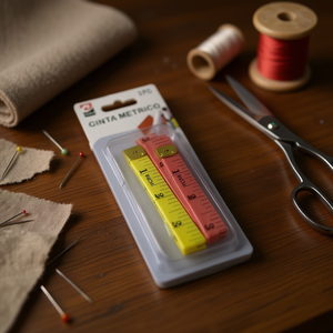 Mnj Tape Measure 2Pc Set Metric Yellow Red For Sewing Crafting - Product Image 3