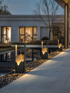 ไฟ LED ติดผนังด้านนอกประตูทางเดินสำหรับตกแต่งสวน IP65ไฟติดผนังกลางแจ้ง - Product Image 5