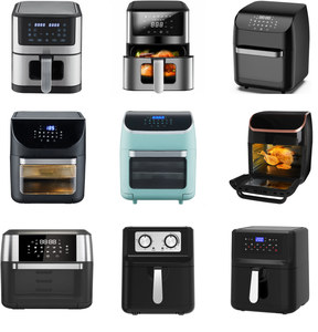 2025 kỹ thuật số Nồi chiên không dầu miễn phí 12L 1700W lò thương mại kỹ thuật số đôi ngăn xếp nhà sử dụng lên & xuống chậu với cửa sổ nhìn thấy - Product Image 5