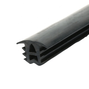 Bentuk U T Setengah Lingkaran Saluran H Profil Strip Penyegel Neoprene untuk Jendela Kaca Aluminium - Product Image 1