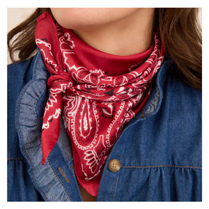 Bandana personnalisé, design bon marché, logo, confortable, doux, <span class=keywords><strong>lavable</strong></span>, paisley, hip hop, polyester, coton, bandana rouge avec des couleurs vives - Product Image 4