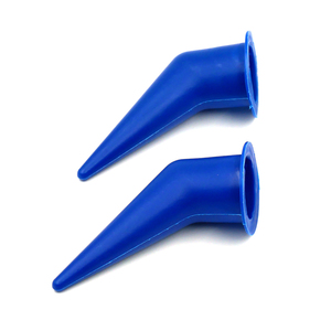 Pistola de Calafateo de Silicona con Boquilla Cónica en Ángulo de <span class=keywords><strong>45</strong></span> <span class=keywords><strong>Grados</strong></span> para Sellado de Plástico y Vidrio Azul - Product Image 2
