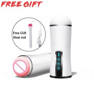 صوت ذكر سيليكون الاستمناء كوب هزاز جيب كس لعبة الجنس للرجال الاستمناء - Product Image 3