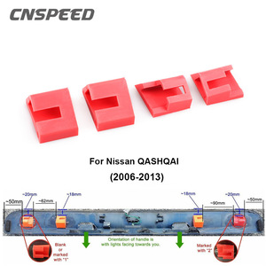 Kit de réparation de poignées de hayon Nissan Qashqai, pièces de rechange en plastique pour la fixation de la poignée du coffre - Product Image 5
