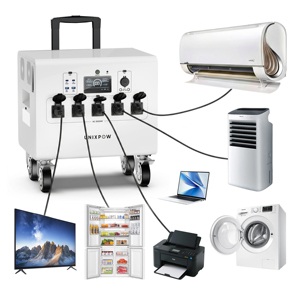 Générateur UPS OEM d'usine 350W 700W 1000W 2400W 3600W 6500W, Station d'alimentation portable à batterie solaire LiFePO4 avec panneau solaire - Product Image 1