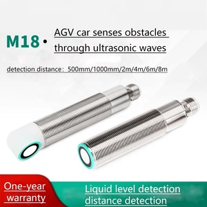 เซ็นเซอร์วัดระยะทางอัลตราโซนิก 18 มม. 300 มม., แบบอะนาล็อก 4-20mA/0-10V สำหรับการวัดเส้นผ่านศูนย์กลางดรัมแบบต่อเนื่อง - Product Image 1