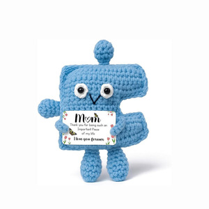 Rompecabezas de Ganchillo Hecho a Mano para <span class=keywords><strong>Cumpleaños</strong></span>, Rompecabezas de Peluche, Regalos para Mujeres, Niñas, Niños, Hija, Hijo, <span class=keywords><strong>Hermana</strong></span>, Amiga, Decoración de Escritorio - Product Image 4