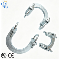 Attache de renforcement sismique UTT18 homologuée UL en fonte ductile pour tuyaux de grande taille jusqu'à 8 pouces, raccord de renforcement sismique pour services incendie