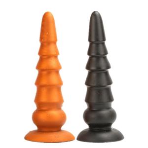 Plug pantat mainan seksi untuk wanita pria masturbasi <span class=keywords><strong>Vagina</strong></span> Super besar silikon Anal seks Dildo besar - Product Image 1