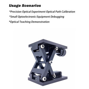 Tavola di Traslazione Manuale Asse Z con Guida Lineare Ottica, Regolatore Micrometrico, Corsa 60mm, Capacità di Carico 20kg, Precisione 0,1mm - Product Image 3