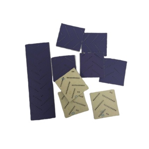 Hoja de papel de lija con agujeros múltiples de cerámica púrpura, gancho y bucle, pulido, pintura de automóvil, rollo de hoja abrasiva de alúmina de cerámica - Product Image 5