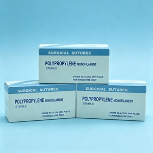 Suturas monofilamento cardiovasculares absorbibles/no absorbibles estériles azules 6-0 7-0 <span class=keywords><strong>para</strong></span> injerto vascular con aguja de punta de precisión - Product Image 2