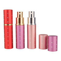 Pulvérisateur Portable vide en aluminium de voyage 10ml, atomiseur de parfum rechargeable, Mini bouteille de pulvérisation
