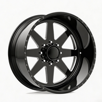 Rines Forjados Pulidos Personalizados de Perfil Profundo 20X10 30X14 26X12 22X12 con 8X165.1 8X170 8X180 para Camionetas Ford F250 RAM 2500