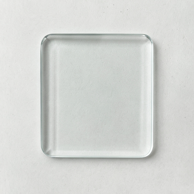 Thick Edge Flat Square Tempered Special Glass Customized for Electronics Appliance AI Instrument Clock Watch Parts