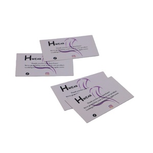 Cartes de visite professionnelles 90x55mm 300gsm pour entreprises, magasins de lunettes, librairies, salons de coiffure, parfumeries, photographe - Product Image 2