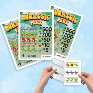 Boletos de Lotería de Alta Calidad con Sistema de Apertura Rápida, Personalización al por Mayor, Tecnología de Encriptación de Datos, Listos para Exportación - Product Image 1