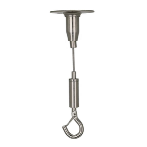 Système de suspension de câbles télescopiques extensibles sur mesure avec câble en acier rétractable et <span class=keywords><strong>crochet</strong></span> à ressort <span class=keywords><strong>pour</strong></span> éclairage industriel - Product Image 2