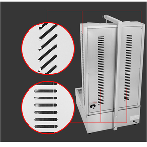 เครื่องทำโดเนอร์เคบับแก๊ส HOUPLUS อุปกรณ์ทำเคบับตุรกี เครื่องทำชาวาห์ม่าสำหรับขาย เครื่องทำชาวาห์ม่า - Product Image 4