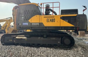 Vente chaude, excavatrice sur chenilles hydraulique Volvo EC480 EC350 EC300 d'occasion de haute qualité, 48 tonnes, équipement de construction d'occasion, EPA CE - Product Image 2