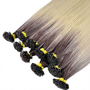 Extensions de cheveux naturels vierges AZURA HAIR 100 % double épaisseur, à bandes adhésives et à pointes en I, 100 g/paquet pour salons et instituts de beauté - Product Image 6