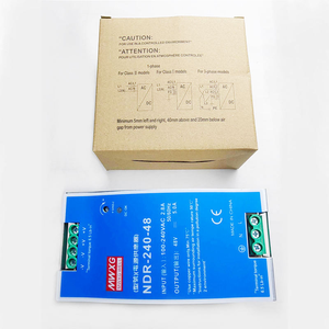 Fuente de Alimentación Conmutada de Salida Única NDR-240-48 de 240W 5A para Riel DIN, Switch PoE Industrial de 48V - Product Image 1
