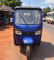 Tricycle à essence commercial Huilun pour passagers, 9 places, moto à trois roues, 151-200cc, carrosserie ouverte, transport
