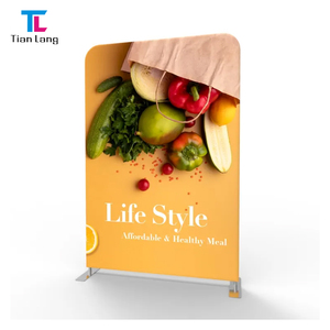 TianLang Portable Custom Pop-up Metal <b>Frame</b> Stand Wall Seamless Photography Fabric <b>Backdrop</b> - Product Image 5