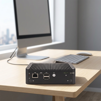 Eip 2026 Kedatangan Baru Mini PC AI Control Host Intel N95/n150 CPU Generasi ke-12 DDR4 RAM 8GB 4 Kartu Jaringan 2.5G Lan PC Tanpa Kipas