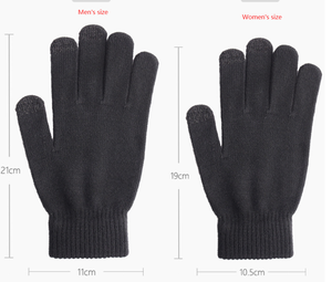 Mode Unisexe Hommes Femmes Anti-dérapant Thermique Écran Tactile Magique Tricot Smartphone Texting Conduite Cyclisme Gants D'hiver À Écran Tactile - Product Image 4