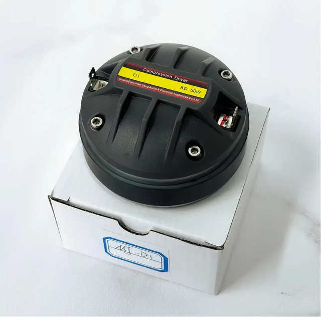 GMINJOO 75mm 100W 8 Ohm Compression Driver Horn Tweeter Speaker Metal Housing for Stage Wedding Pro Audio OEM