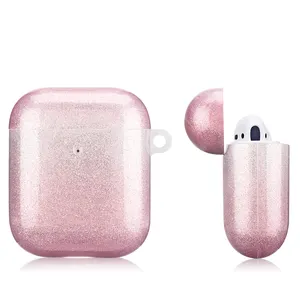 2021 חדש שיפוע צבע עבור AirPods מקרה עבור בנות נשים אופנה Blingbling גליטר תרמילי אוזן מקרה כיסוי-מלאי מוכן