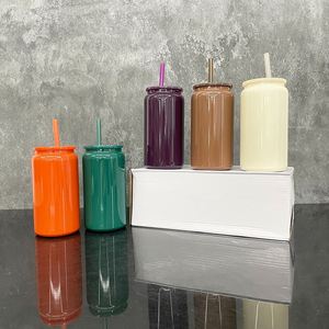 Gobelet isotherme en acier inoxydable coloré de 16 oz pour sublimation de Noël, idéal pour l'impression UV DTF - Product Image 1