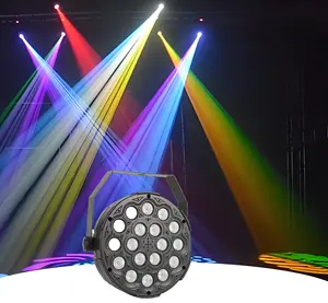Hongrui Ava 18 3W Đèn LED Par RGB 3 In1wedding Đèn Chiếu Sáng Sân Khấu Dj Disco DMX 18 Đèn LED Sân Khấu Par