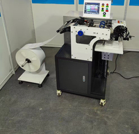 Machine de découpe et de pliage d'étiquettes à vitesse rapide pour carte d'embarquement de billet de ventilateur de papier
