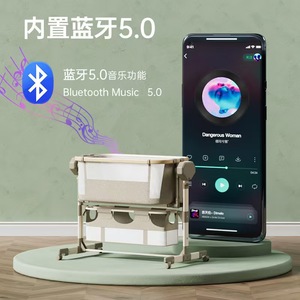 <span class=keywords><strong>Culla</strong></span> Oscillante Automatica per Neonati e Bambini, Altalena Portatile con Telecomando - Product Image 2