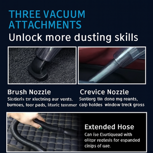 Poland Stock 100W Car Vacuum <b>Cleaner</b> 3500Pa High Power Handheld Auto Vacuum EU Fast Dropshipping with Storage <b>Bag</b> - Product Image 5