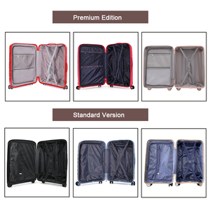 Ensemble de bagages légers en PP, nouveau modèle quatre pièces (20, 24, 28, 32 pouces), vente en gros d'usine, style très prisé - Product Image 3