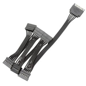 1 a 3 1 5 SATA Disco duro Interfaz de alimentación Cable de extensión 4 6 SATA 15 pines 2M Chaqueta de PVC Tipo <span class=keywords><strong>USB</strong></span> Material de cobre para uso de cámara - Product Image 5