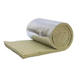 Contenedor de Rollo de Lana de Roca con Lámina de Aluminio de Tamaño Personalizable, Aislamiento de Lana de Roca para Techos, Paneles SIP de Lana de Roca de Alta Densidad - Product Image 2