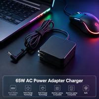 Chargeur d'ordinateur portable de jeu 65W compatible avec l'adaptateur secteur Lenovo, technologie de charge rapide, vente en gros