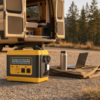 Station d'alimentation portable LiFePO4 à onde sinusoïdale pure 2880Wh 6000W avec MPPT pour recharge solaire, voiture, maison, camping extérieur et alimentation de secours d'urgence