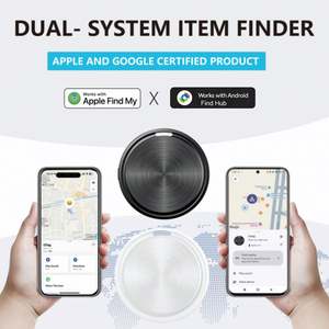 Localisateur de suivi à double système pour Apple Find My et Google Find My Device Mini BT Smart Tracker Locator pour clé, portefeuille, animal de compagnie, voiture - Product Image 4
