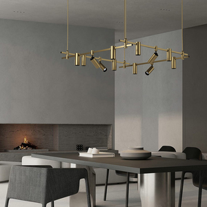 New Design Ring Brass Chandeliers <b>Lighting</b> Large Led Copper Luxury <b>Lighting</b> Ceiling Chandelier Living Room Engineering Project - Product Image 2