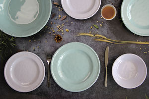 طقم أدوات مائدة نورديك من الميلامين الأبيض غير القابل للكسر والقابل لإعادة الاستخدام من شركة SEBEST الصينية المصنعة للميلامين - Product Image 3